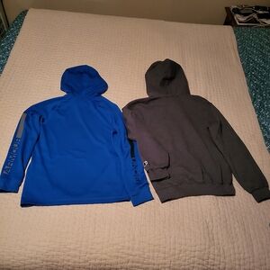 Champion Sweatshirt and Under Armour Long‎ Sleeve Coldgear Shirt Boys   Sz M P/O